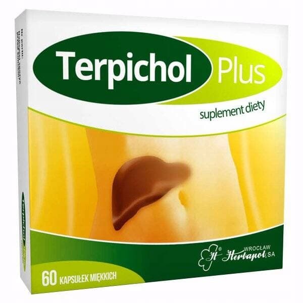 Terpichol Plus mjölktistel för leverfunktion 60 kapslar
