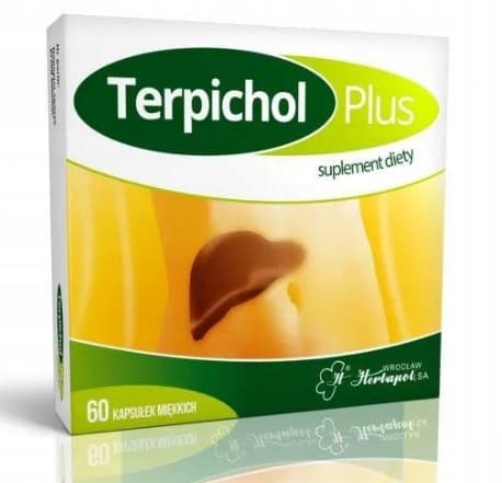 Terpichol Plus mjölktistel för leverfunktion 60 kapslar