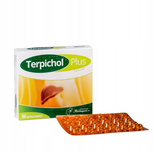 Terpichol Plus mjölktistel för leverfunktion 60 kapslar
