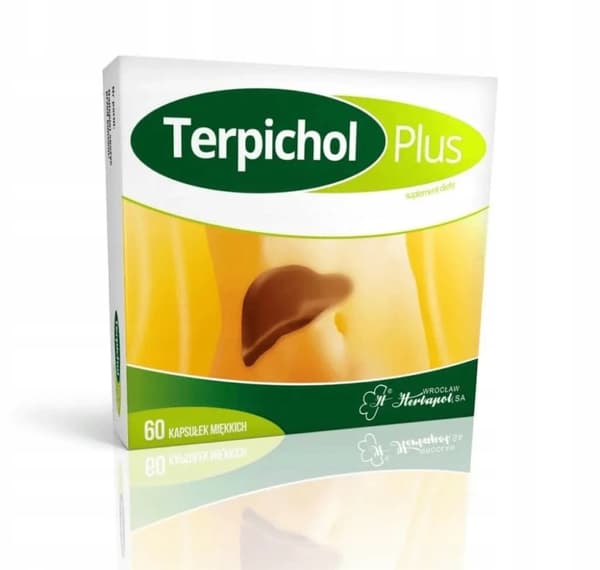 Terpichol Plus mjölktistel för leverfunktion 60 kapslar