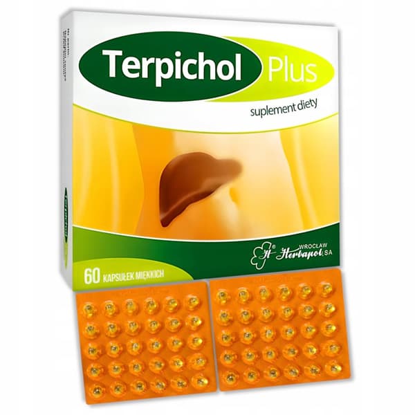 Terpichol Plus mjölktistel för leverfunktion 60 kapslar