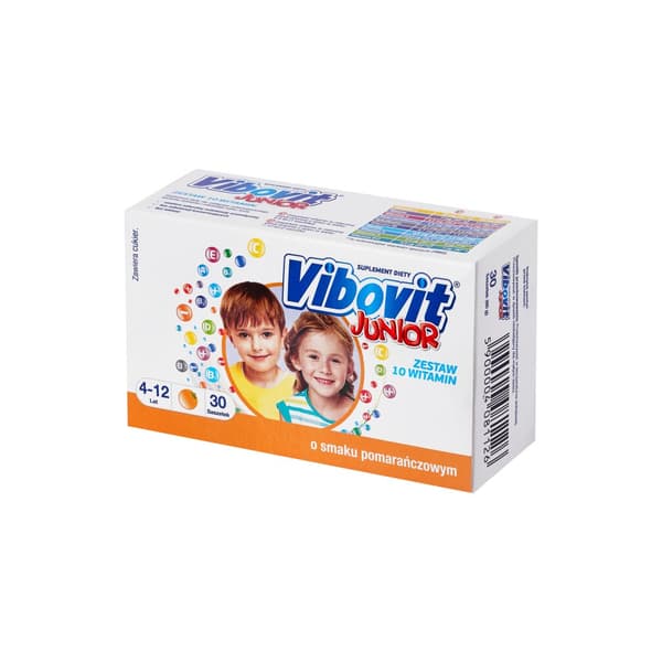 VIBOVIT Junior VITAMINER för barn, apelsinsmak, 30 påsar
