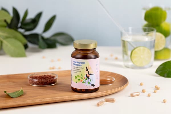 Health Labs Kolesterol Naturligt+ MONACOLIN kolesterolnivå 60 kapslar.