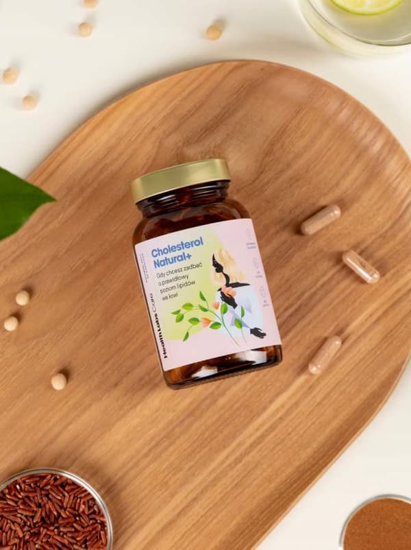 Health Labs Kolesterol Naturligt+ MONACOLIN kolesterolnivå 60 kapslar.