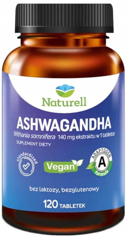 NATURELL Ashwagandha STRESS immunitetsstöd 120 tabletter