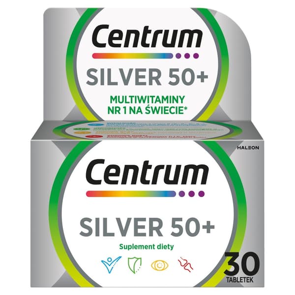CENTRUM SILVER 50+ vitamin- och mineralset 30 tabletter