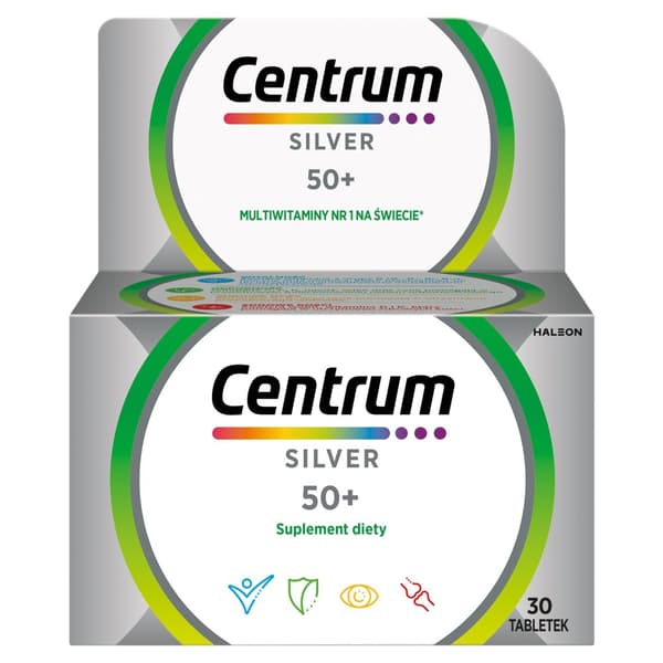 CENTRUM SILVER 50+ vitamin- och mineralset 30 tabletter