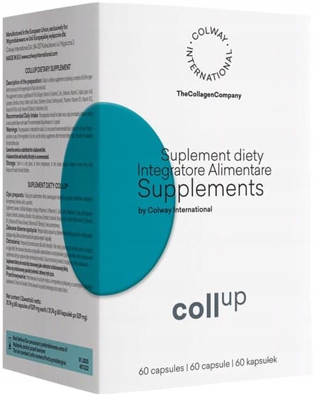 CollUp KOLLAGEN BIOTIN SELEN ZINK VITAMIN CE hud hår naglar 60 kapslar