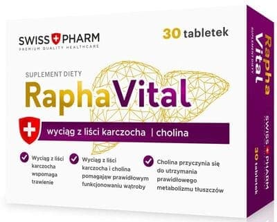 RaphaVital hälsosam lever 30 tabletter