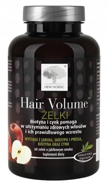 Hårvolym jelly beans BIOTIN ZINK HÄLSOSAM HÅR 60 st