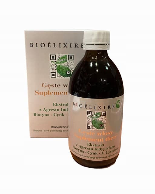 BIOELIXIRE Kosttillskott för tjockt hår mot håravfall 300 ml