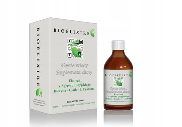 BIOELIXIRE Kosttillskott för tjockt hår mot håravfall 300 ml