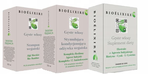 BIOELIXIRE Kosttillskott för tjockt hår mot håravfall 300 ml