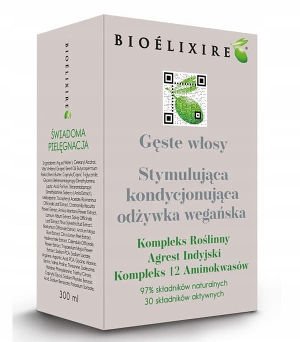 BIOELIXIRE Kosttillskott för tjockt hår mot håravfall 300 ml