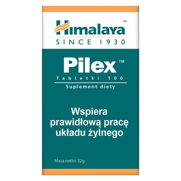 HIMALAYA PILEX åderbråck cirkulationssystemet hemorrojder 100 tabletter