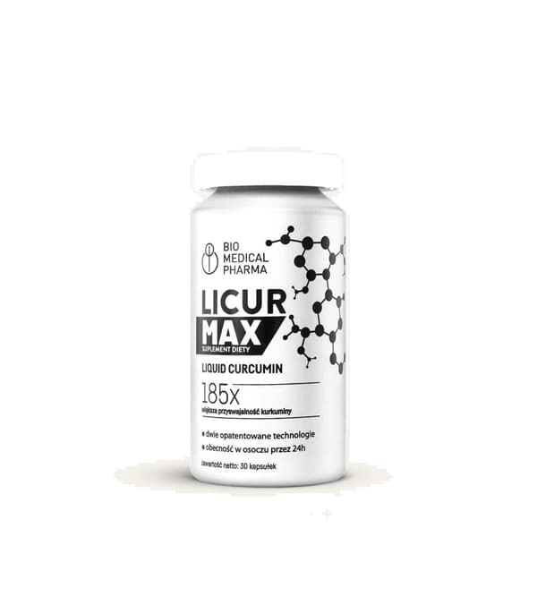 Bio Medical Pharma Licur Max flytande curcumin GURKMEJA IMMUNITET 60 kapslar.