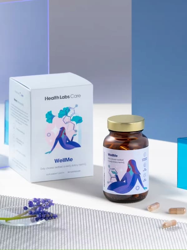 Health Labs WellMe för gott humör Rhodiola rosea saffran 30 kapslar