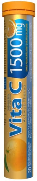 Miniatyrbild 1 av 4: ACTIVLAB PHARMA Vita C 1500 mg vitamin C immunitet 20 brustabletter