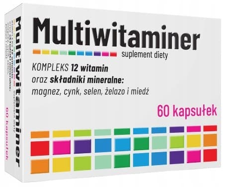 MULTIVITAMINER-komplex av vitaminer och mineraler Alg Pharma 60 kapslar