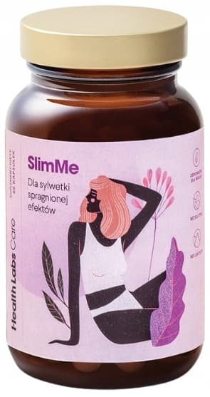 Health Labs SlimMe BANTNING Koffein Krom Grönt Te 60 Kapslar