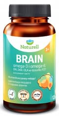 Miniatyrbild 1 av 4: NATURELL Brain Omega-3-syror 120 kapslar