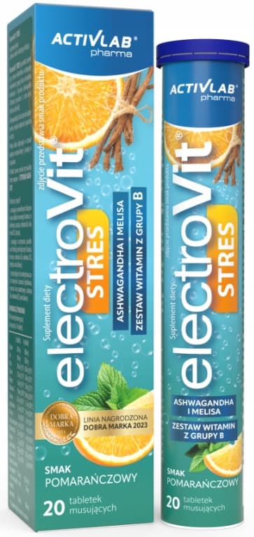 Sæt ElectroVit Stress + MagnesiumVit elektrolytter magnesium Activlab 20+20 tabletter.