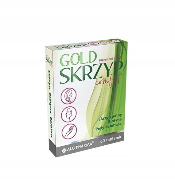 GOLD SKRZYP COMFORT hår hud naglar Alg Pharma 60 tabletter