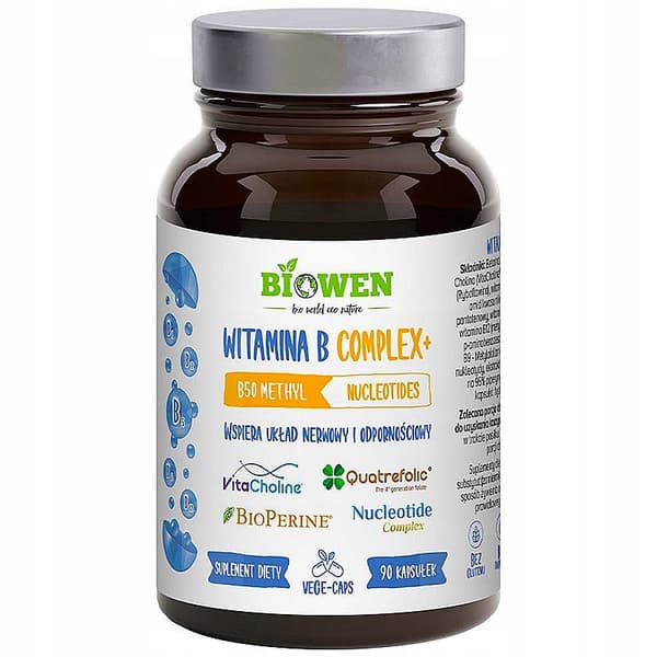 BIOWEN Vitamin B-komplex + 90 kapslar