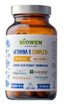 BIOWEN Vitamin B-komplex + 90 kapslar