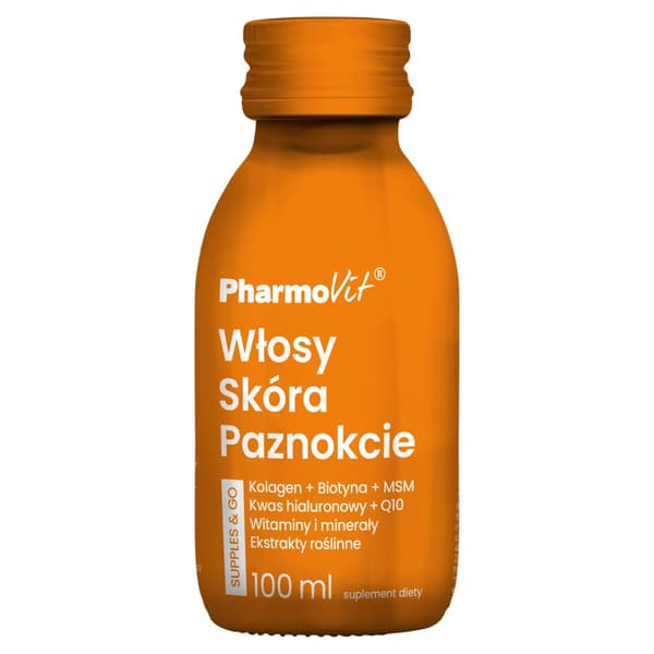 PHARMOVIT Hår Hud Naglar SHOT GLUTENFRI 100 ml