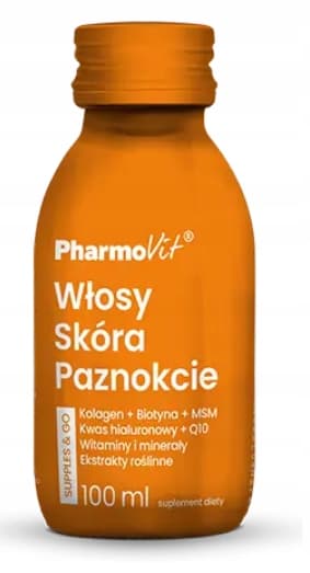 PHARMOVIT Hår Hud Naglar SHOT GLUTENFRI 100 ml