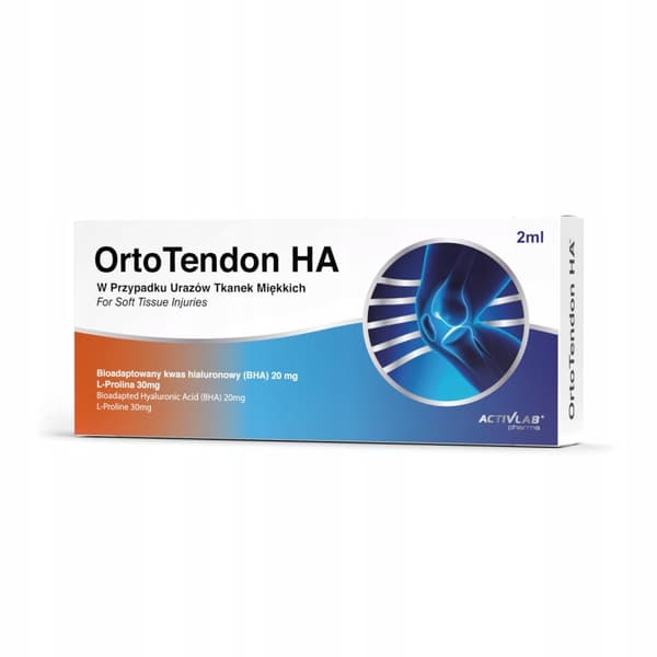 ACTIVLAB PHARMA OrtoTendon HA FÖR LEDER hyaluronsyra 2% 2ml amp-injektion.