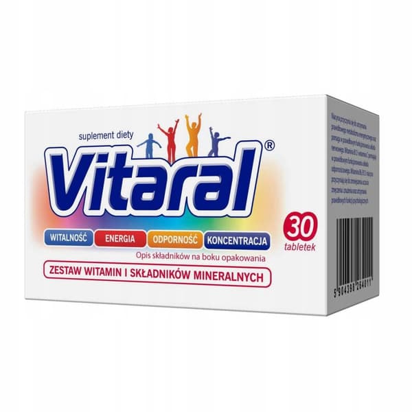 VITARAL vitaminer och mineraler 30 tabletter