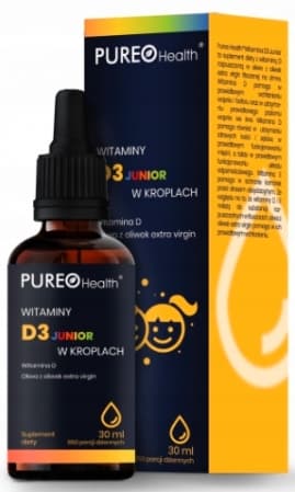 PUREO HEALTH VITAMIN D3 4000 immunitetsdroppar 30 ml