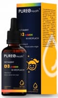Miniatyrbild 3 av 4: PUREO HEALTH VITAMIN D3 4000 immunitetsdroppar 30 ml