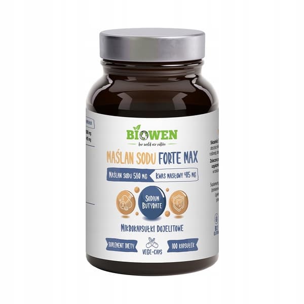 BIOWEN Natriumbutyrat Forte Max 580 mg 100 kapslar