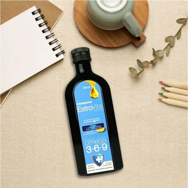 ESTROVITA IMMUNO syror OMEGA 3 6 9 immunitet 250 ml