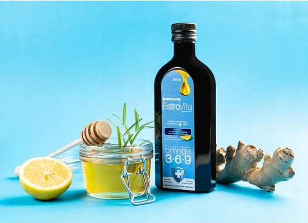 ESTROVITA IMMUNO syror OMEGA 3 6 9 immunitet 250 ml