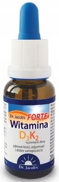 Miniatyrbild 4 av 11: DR. JACOBS Vitamin D3+K2 Forte ben tänder leder droppar 20 ml