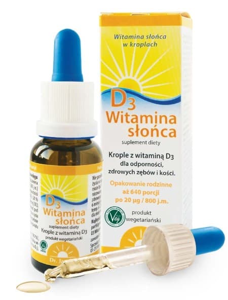 DR. JACOBS Sun Vitamin D3 800 IE droppar 20 ml