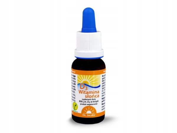 DR. JACOBS Sun Vitamin D3 800 IE droppar 20 ml