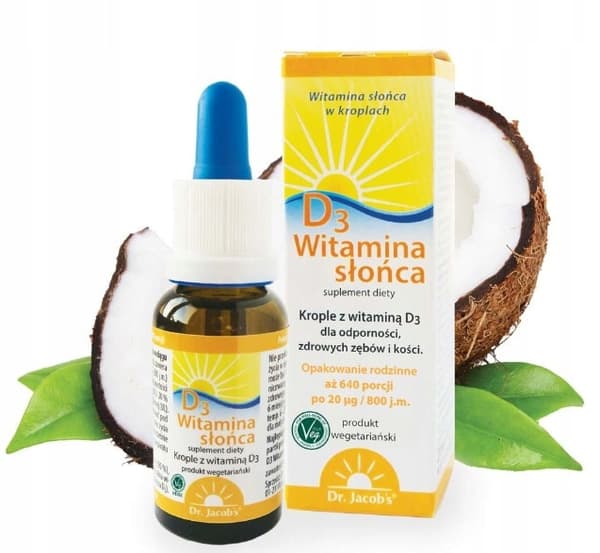 DR. JACOBS Sun Vitamin D3 800 IE droppar 20 ml