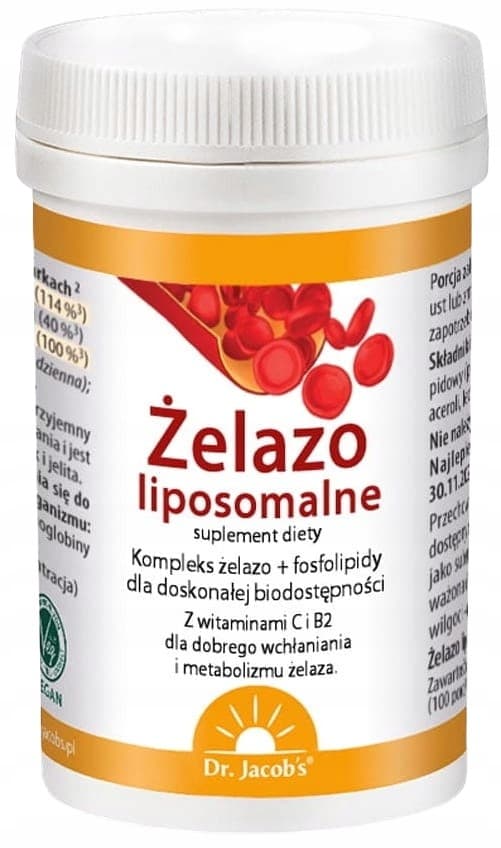 DR. JACOBS Liposomalt Järnpulver 50g