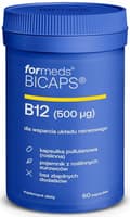 Miniatyrbild 1 av 4: Formeds BICAPS VITAMIN B12 500 µg TRÖTTHET UTMÄSSNING ÄMNESOMSÄTTNING 60 kapslar.