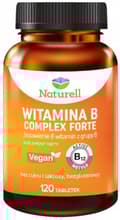 Miniatyrbild 1 av 4: NATURELL Vitamin B Complex Forte komplex av B-vitaminer 120 tabletter.