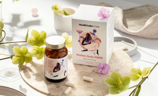 HEALTH LABS NATRIUMBUTARYAT FORTE 600 mg tarmarna IBS 60 kapslar.