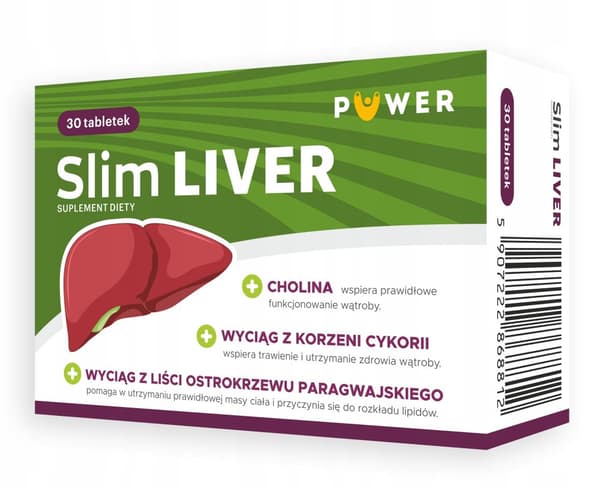 PUWER SlimLIVER LEVERMATSMÄLTNING Kolin Cikoria 30 tabletter