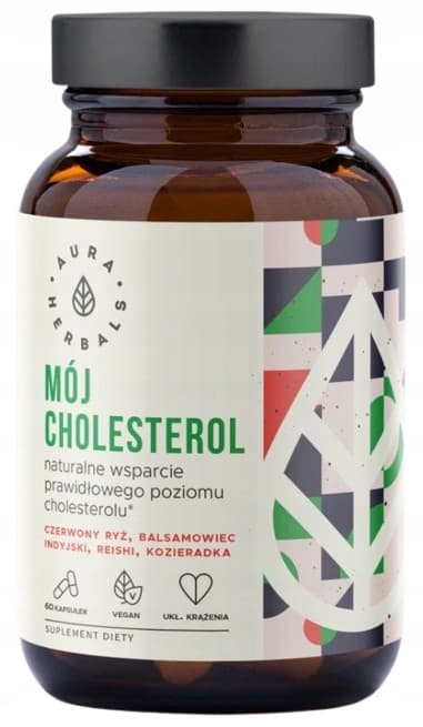 Aura Herbals MIN KOLESTEROL Korrekt nivå 60 kapslar