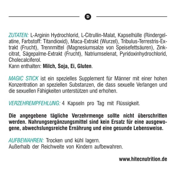 HEALTH LINE Magic Stick 60 kapsler