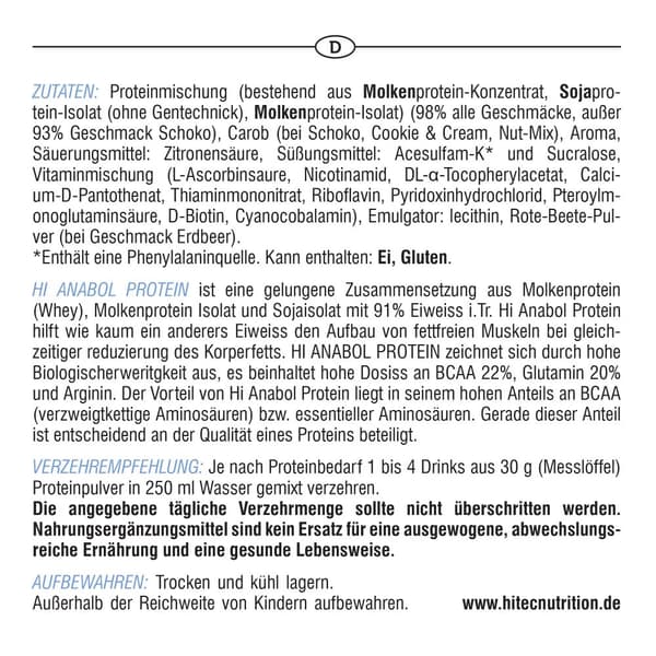 PLHi-Anabol Protein - 2250g - Jordbær